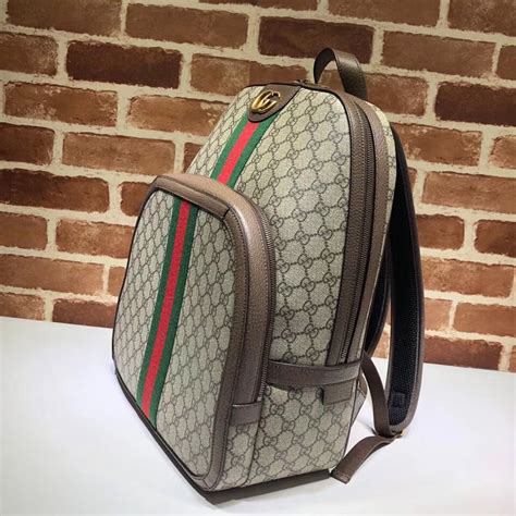 gucci mens backpack used